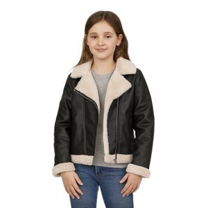 Sold! H&M Tan Faux Fur Jacket, Size 20 (Junior)